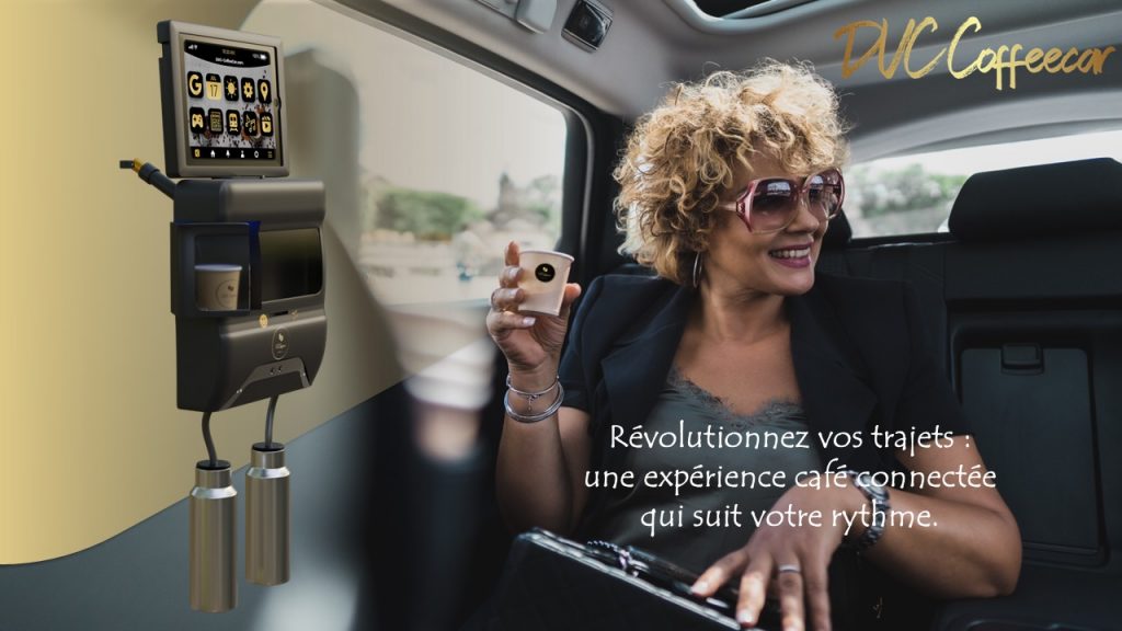 Machine à café intégrée dans un VTC à Dunkerque